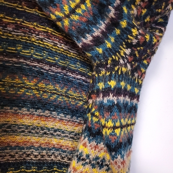 Ruff Hewn wool mohair blend boho neutral colored cardigan size Lg - Picture 10 of 13